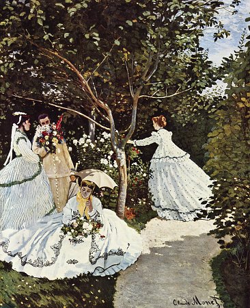 Frauen im Garten 