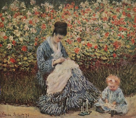 Madame Monet und Kind 