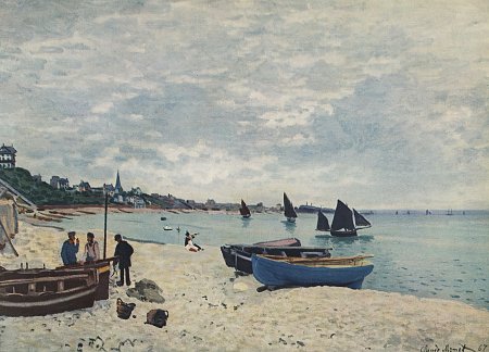 der Strand bei Sainte Adresse 