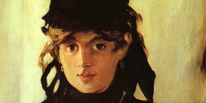 Portraet der Berthe Morisot mit Veilchenstrauss 