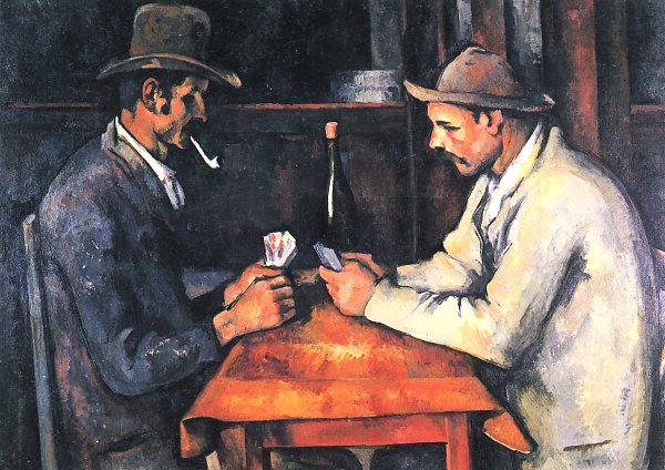 Zwei Kartenspieler