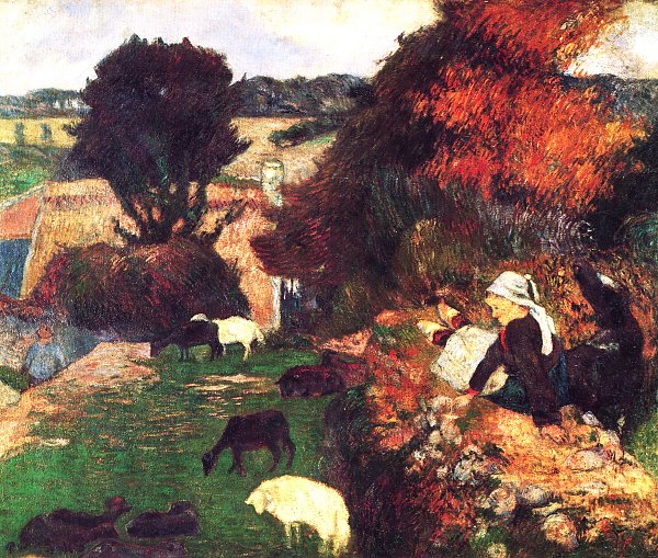 Bretonische Schaeferin