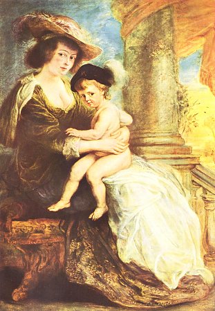 Helene Fourment mit ihrem erstgeborenen Sohn 
