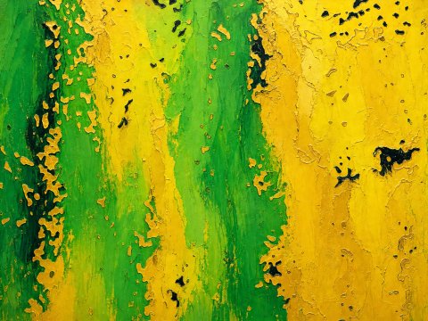 Grasende Schatten im Frühlingslicht – Leinwandbild