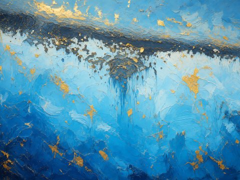 Fluchte der Wasserflügel – Leinwandbild