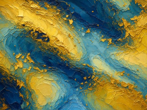 Fluktur im Gelbgrün – Leinwandbild