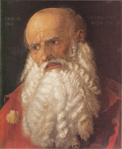 Porträt eines bärtigen Mannes – Albrecht Dürer – Leinwandbild