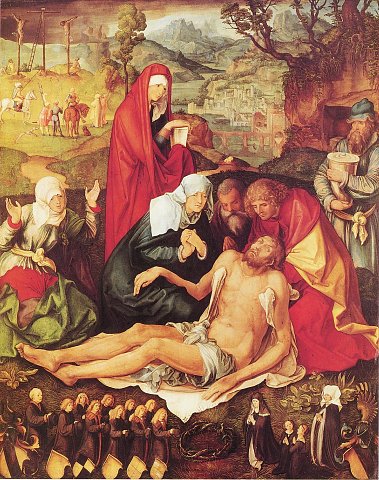 Die Beweinung Christi – Albrecht Dürer – Leinwandbild