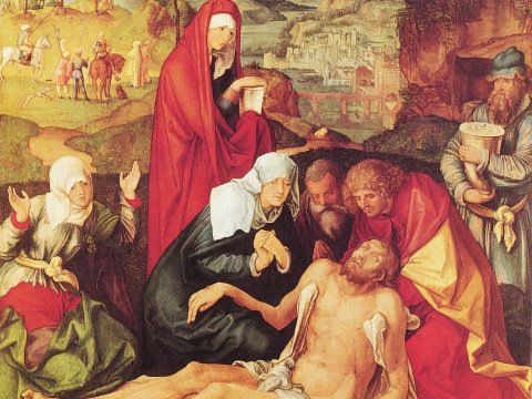 Die Beweinung Christi – Albrecht Dürer – Leinwandbild