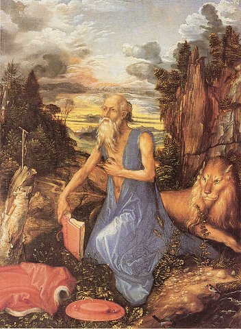 Heiliger Hieronymus im Gebet – Albrecht Dürer – Leinwandbild