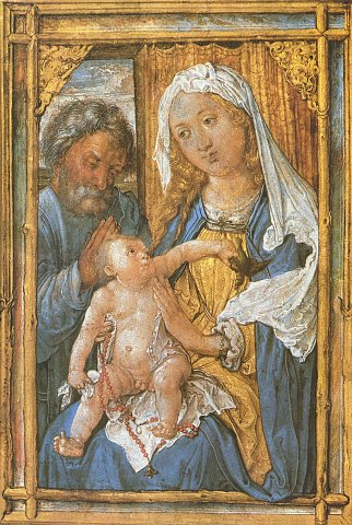 Heilige Familie mit Jesuskind – Albrecht Dürer – Leinwandbild