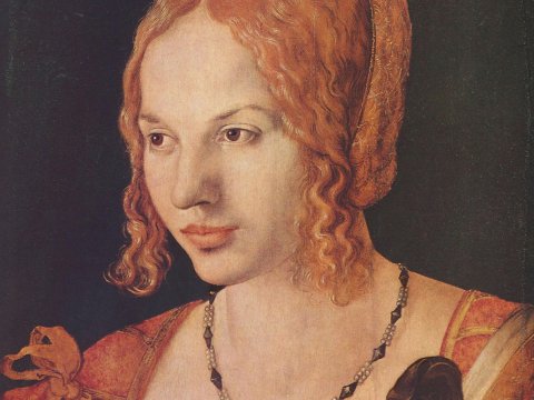 Porträt einer jungen Frau – Albrecht Dürer – Leinwandbild