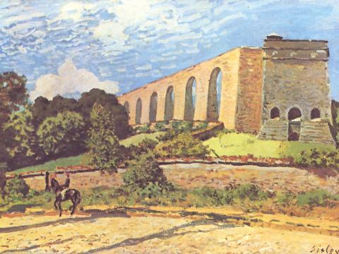 Aquädukt bei Marly – Alfred Sisley – Leinwandbild