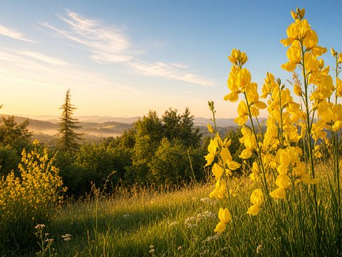 Die Flamme des Frühlings – Leinwandbild