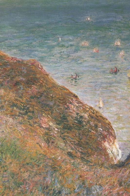 Segelboote vor felsiger Küste – Claude Monet – Leinwandbild