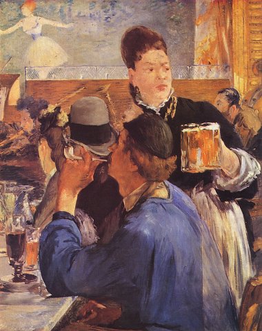 Bar in Paris – Édouard Manet – Leinwandbild