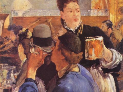 Bar in Paris – Édouard Manet – Leinwandbild