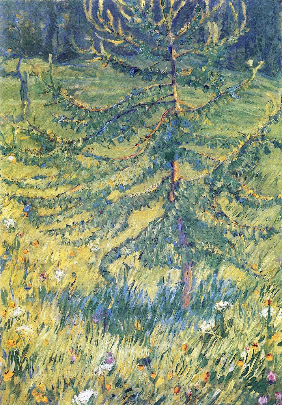 Feld mit Baum – Franz Marc – Leinwandbild