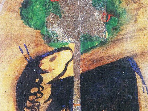 Pferd unter Baum – Franz Marc – Leinwandbild