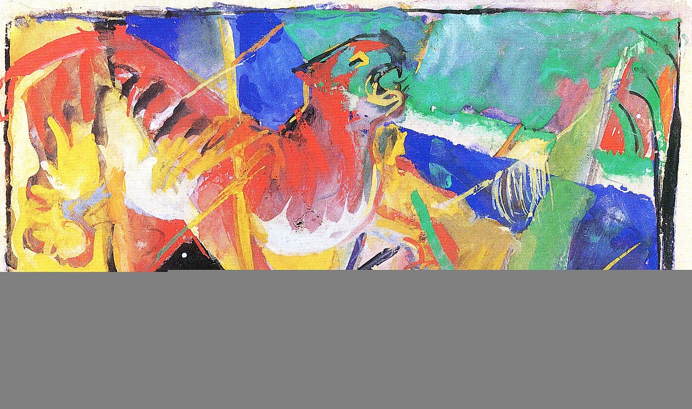 Abstrakte Farbkomposition – Franz Marc – Franz Marc Leinwandbild