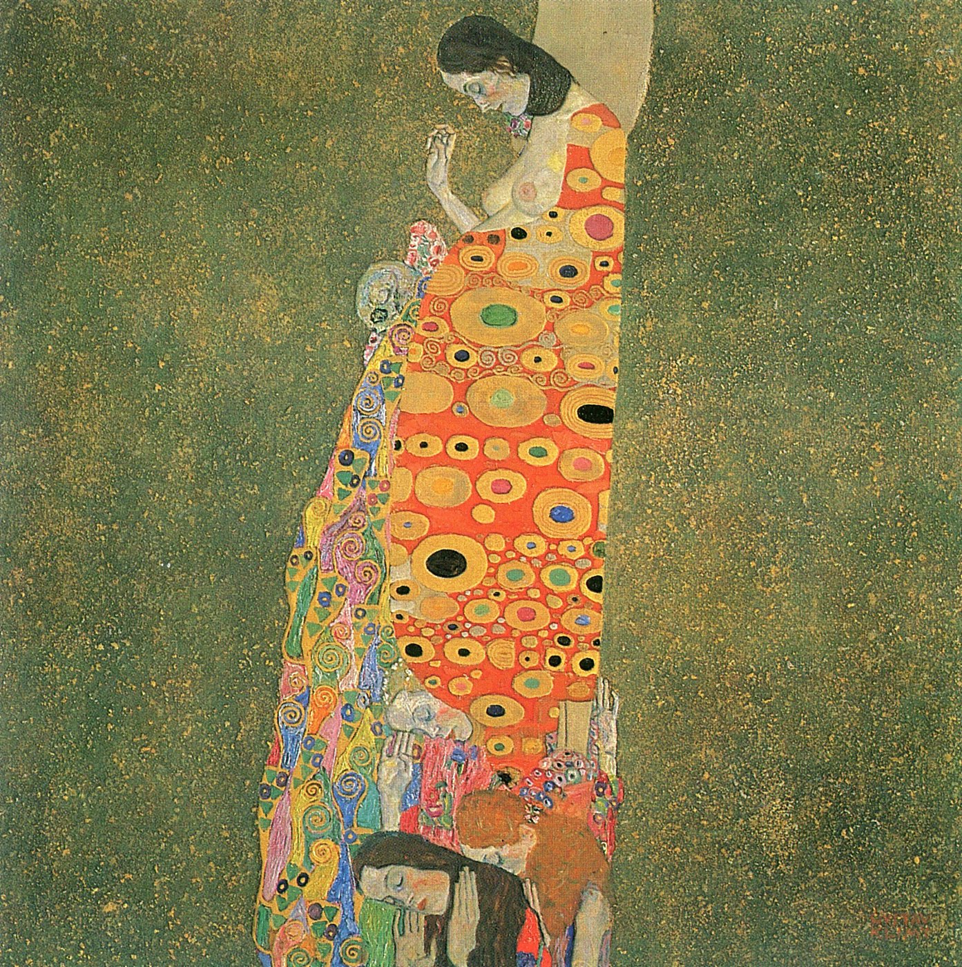 Die Hoffnung II – Gustav Klimt – Gustav Klimt Leinwandbild