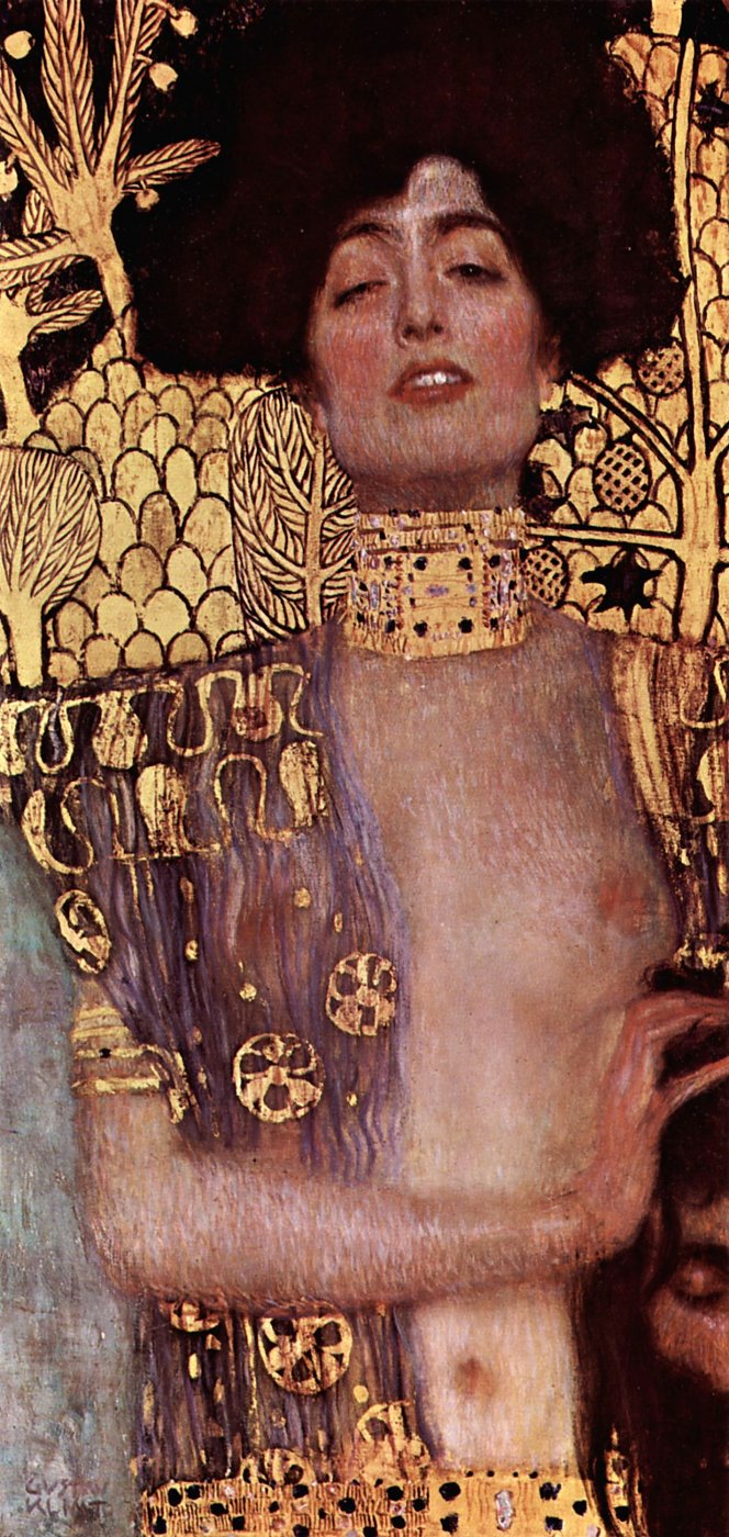 Goldene Dame mit Schmuck – Gustav Klimt – Gustav Klimt Leinwandbild