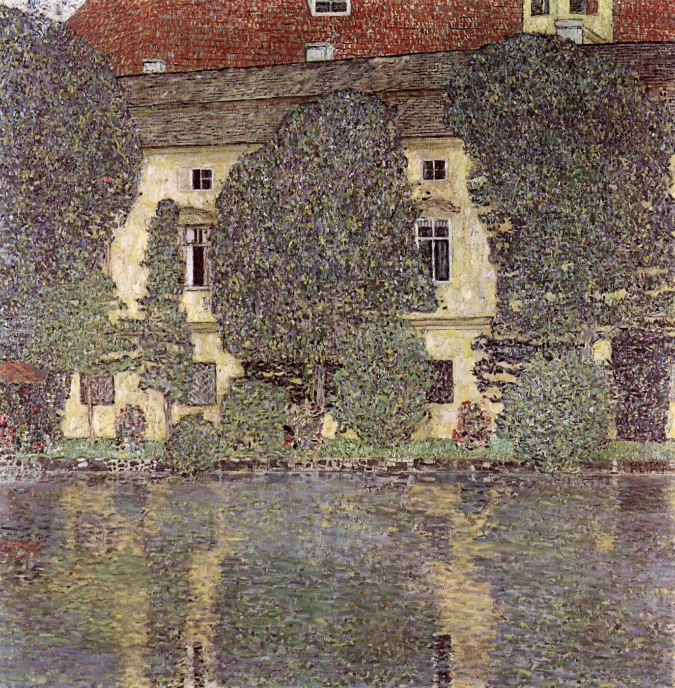 Haus am Wasser – Gustav Klimt – Gustav Klimt Leinwandbild