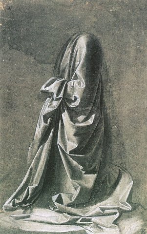 Gewand mit Schleife – Leonardo da Vinci – Leinwandbild