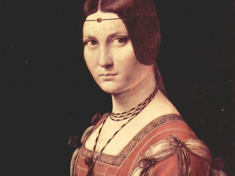 Porträt der Ginevra de' Benci – Leonardo da – Leinwandbild