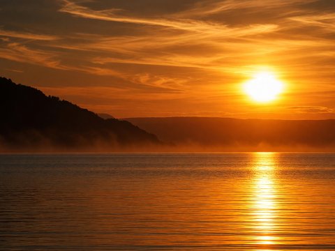 Himmelslicht und Meeresglanz – Leinwandbild