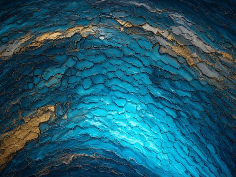 Abgrund der Synapsen – Leinwandbild