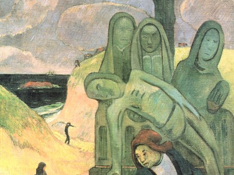 Vision nach der Predigt – Paul Gauguin – Leinwandbild