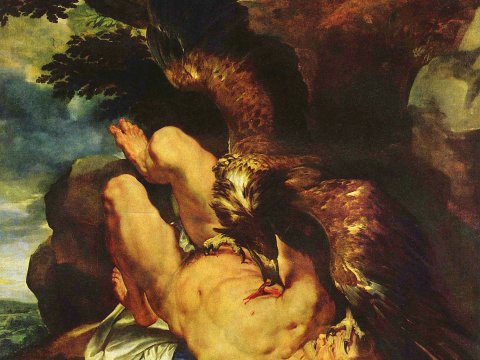 Der Adler bei Prometheus – Peter Paul Rubens – Leinwandbild