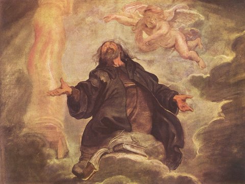 Der heilige Franziskus im Gebet – Peter Paul – Leinwandbild