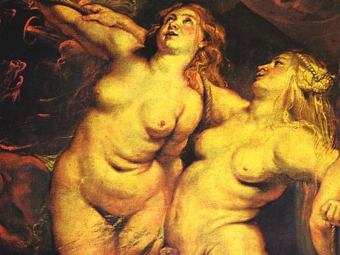 Zwei Akte in dramatischer Szene – Peter Paul – Leinwandbild