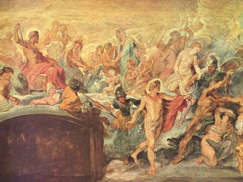 Die Schlacht von Alexandria – Peter Paul Rubens – Leinwandbild